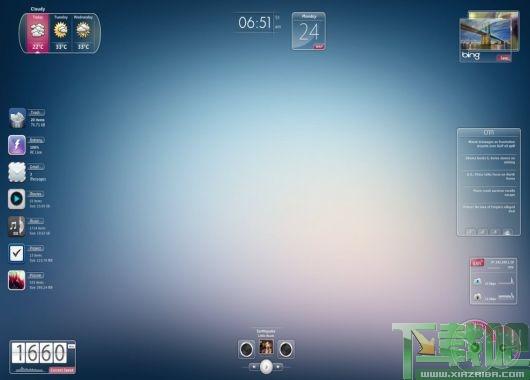 Rainmeter,桌面美化工具