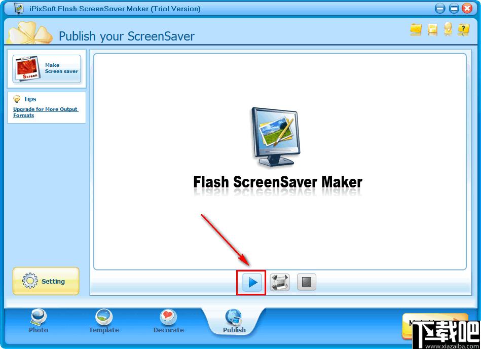 iPixSoft flash ScreenSaver Maker下载,动画制作,屏幕保护