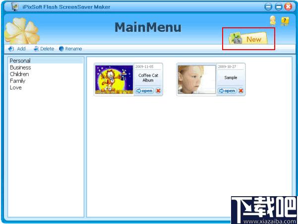 iPixSoft flash ScreenSaver Maker下载,动画制作,屏幕保护