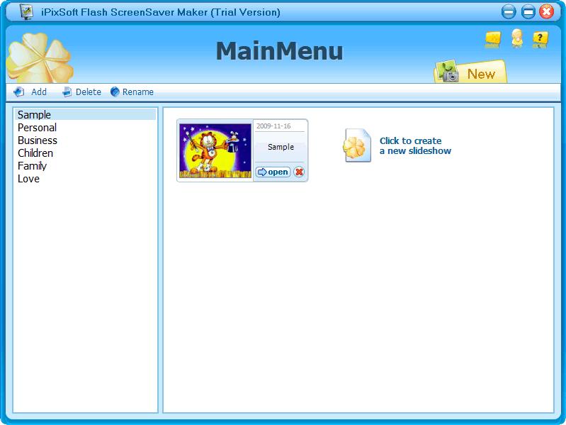 iPixSoft flash ScreenSaver Maker下载,动画制作,屏幕保护