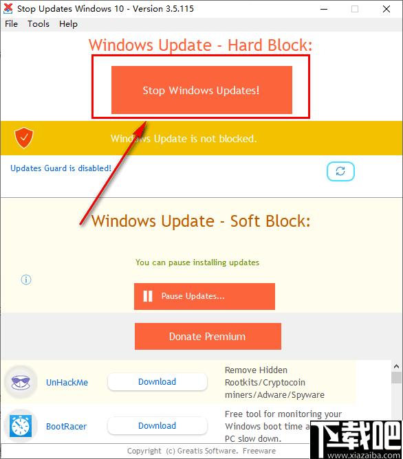 StopUpdates10下载,禁止更新,系统工具